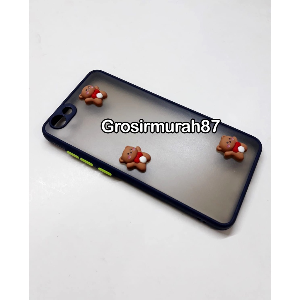 candy macaron softcase case ACtebal kondom hp Vivo Y71 Pink maroon kuning hitam navy