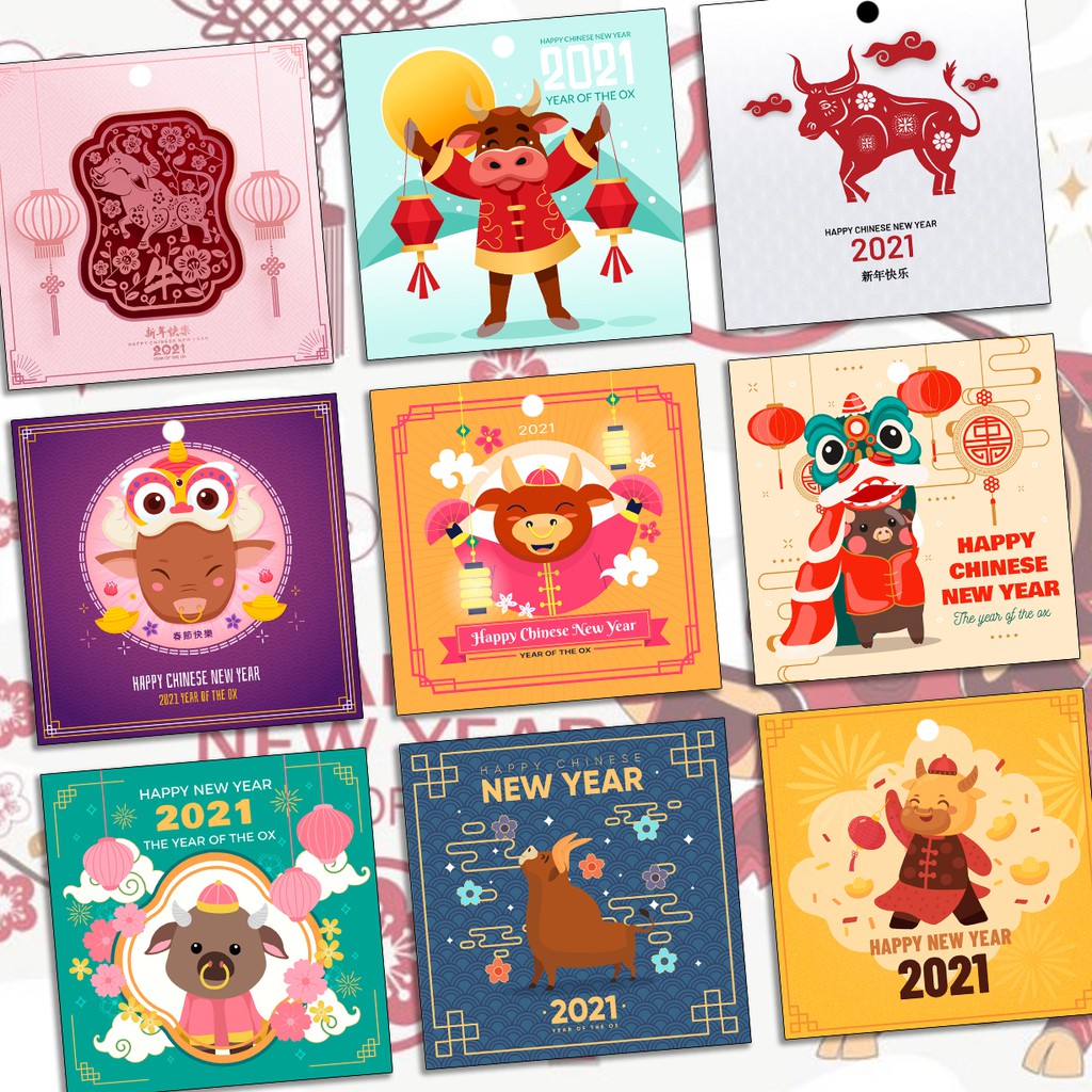 

Chinese New Year Cards / KARTU POS IMLEK CUSTOM / Hang Tag Xincia v.3