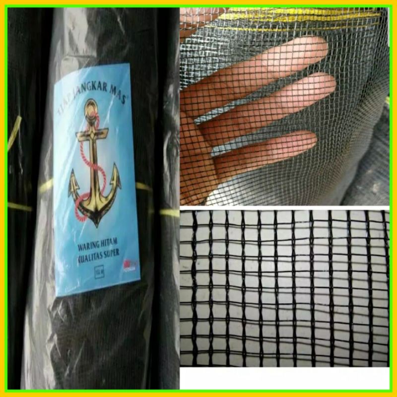 waring/ jaring ikan benang double lebar 1.2 meter