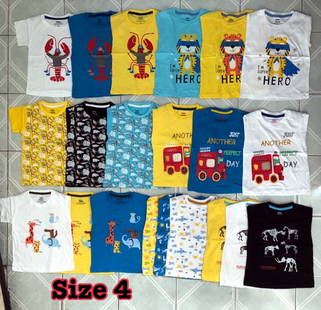 Ecer dan grosir Kaos anak baby victory untuk anak laki dan perempuan 1 - 5 tahun nablfashion