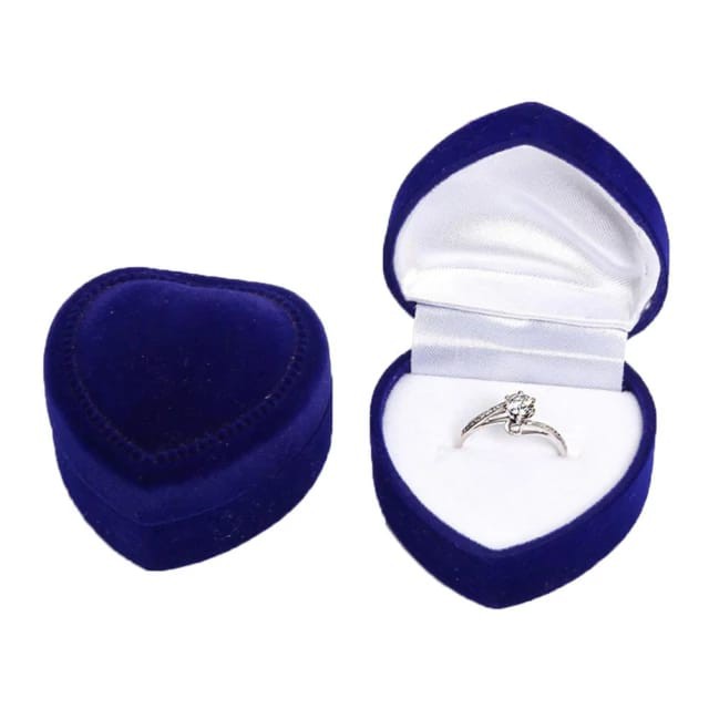 Tempat Cincin Wedding Lamaran Murah / Tempat Perhiasan / Box Kotak Love Cincin Murah Bludru F531