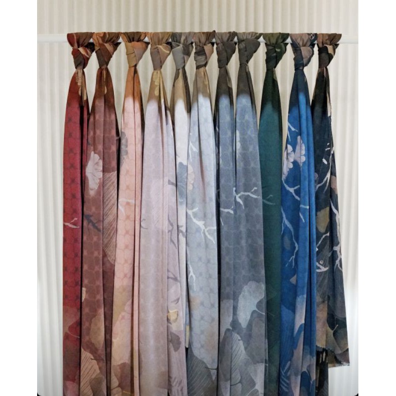 Buttonscarves Ginkgo series