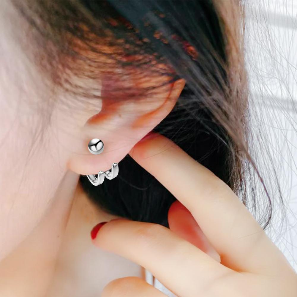 Preva Tipe C Anting Fashion Perak Simple Korea