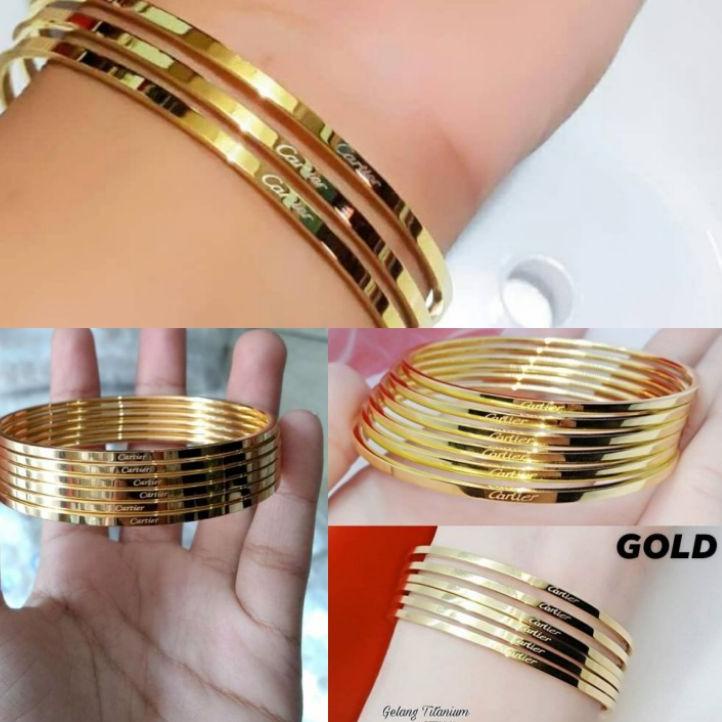 ✰ GELANG KERONCONG TITANIUM GELANG KERONCONG WANITA BLINK ❆