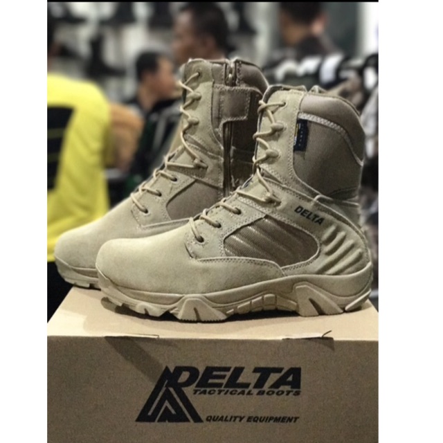 sepatu tactical Delta 8" - warna gurun
