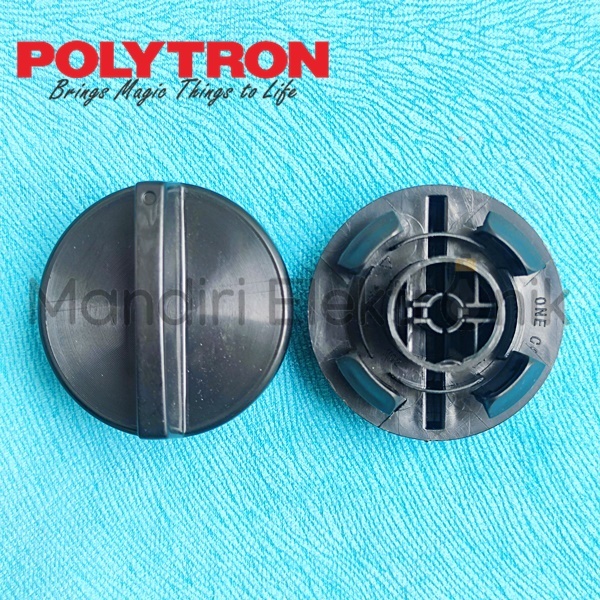 Knop Mesin Cuci Polytron Hitam - Tombol Putaran Mesin Cuci Polytron