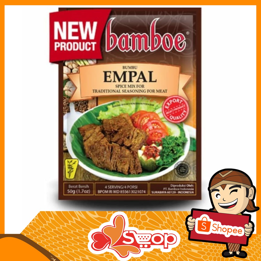 

Bumbu Masakan Siap Saji BUMBU BAMBOE NEW 50GR EMPAL