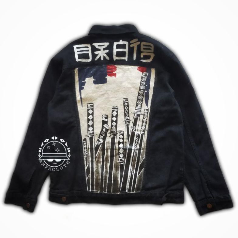 ARFACLOTH / DENIM JACKET LUKIS / BLACK SOLID SAMURAI
