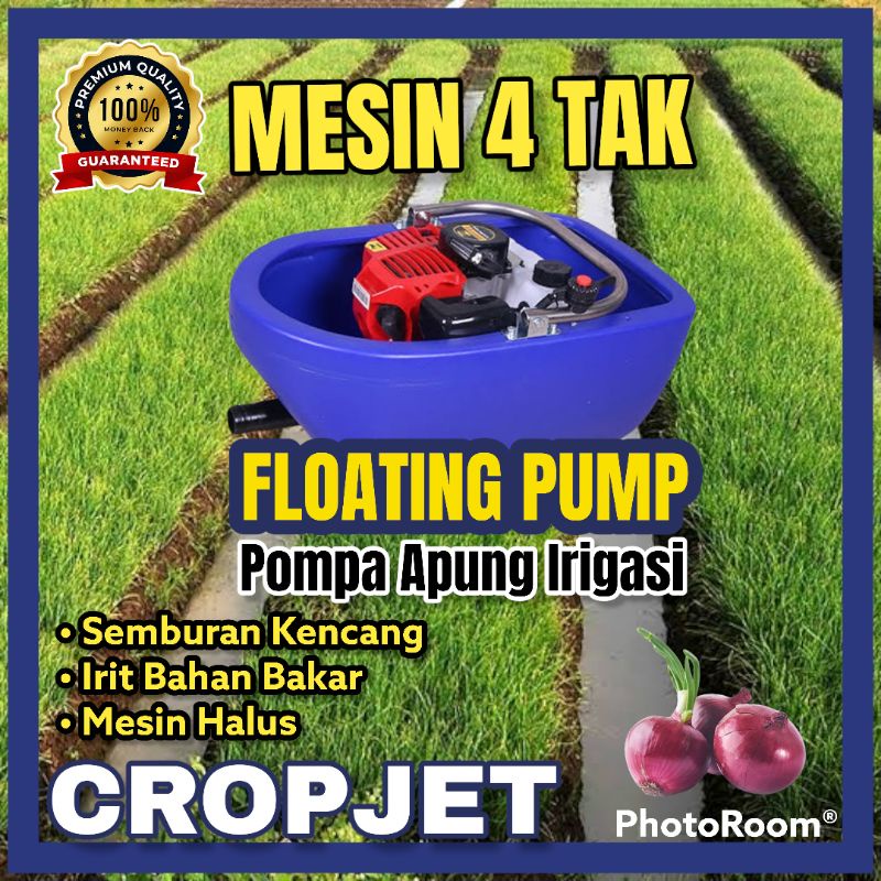 New FLOATING WATER PUMP 4 TAK / POMPA APUNG IRIGASI / MESIN SIRAM BAWANG MERAH / MESIN SIRAM 4 TAK /