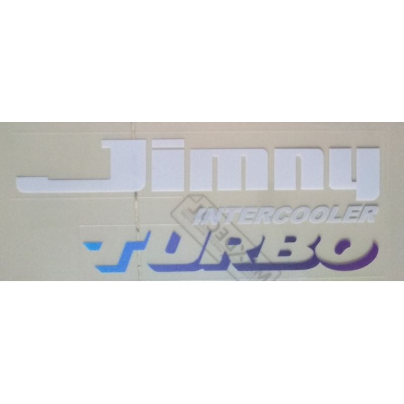 Suzuki Jimny JA11 badge decals set