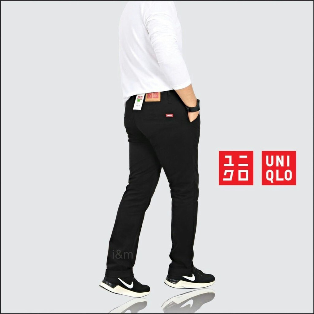  Celana  Panjang  Pria  Chino UNIQLO 28 34 Shopee Indonesia