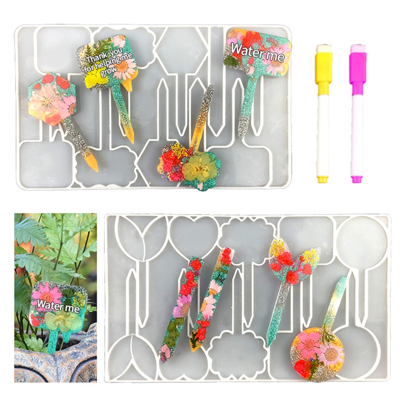 SIY 2 Pieces Plant Tag Dies T-shaped Garden Stake Plant Tag Die Suitable for  Gardens Herbs Flowers Garden Gifts