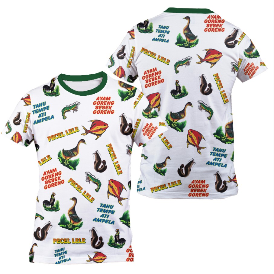 KAOS PECEL LELE LAMONGAN FULLPRINT