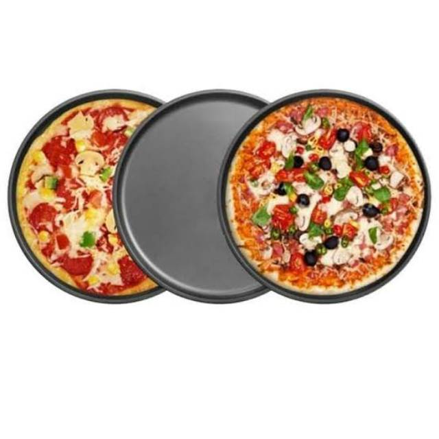 [Istana Baking] Loyang Pizza Teflon Anti Lengket Pizza Pan Ceper Cetakan Pizza Non Stick 25cm