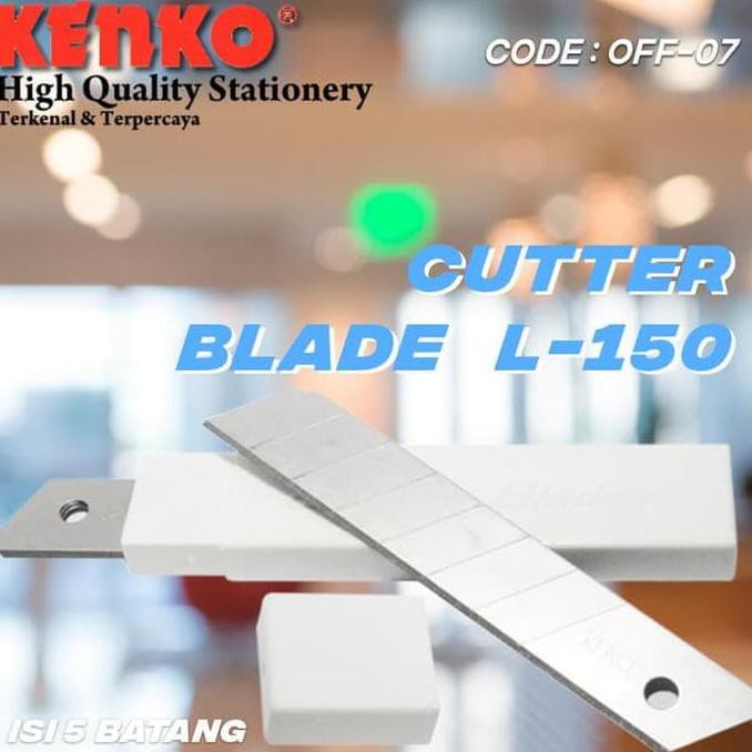 

JUAL ISI CUTTER KENKO 5PCS PEMOTONG KERTAS ISI CUTTER (OFF-07) MURAH