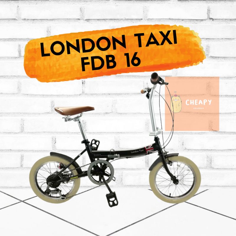 London Taxi Folding Bike Sepeda Lipat London Taxi 16" Inch