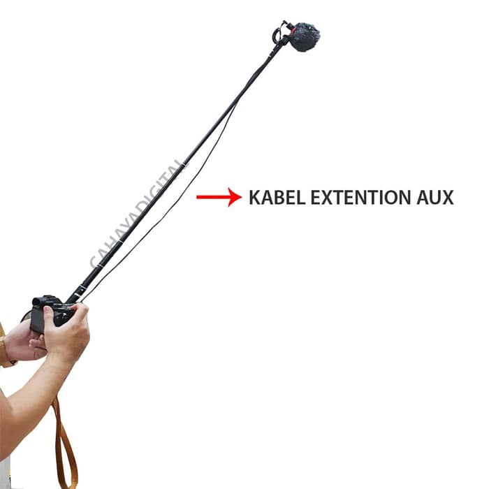 Kabel Extention AUX Microphone 3 Meter - Rode - Boya - dll