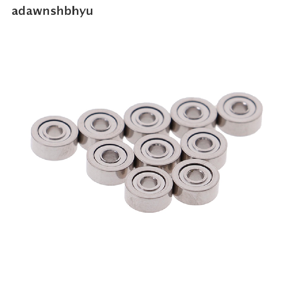 [adawnshbhyu] 10pcs MR62ZZ (2x6x2.5mm) metal Terlindung Presisi Bola Bearing mini Bearing