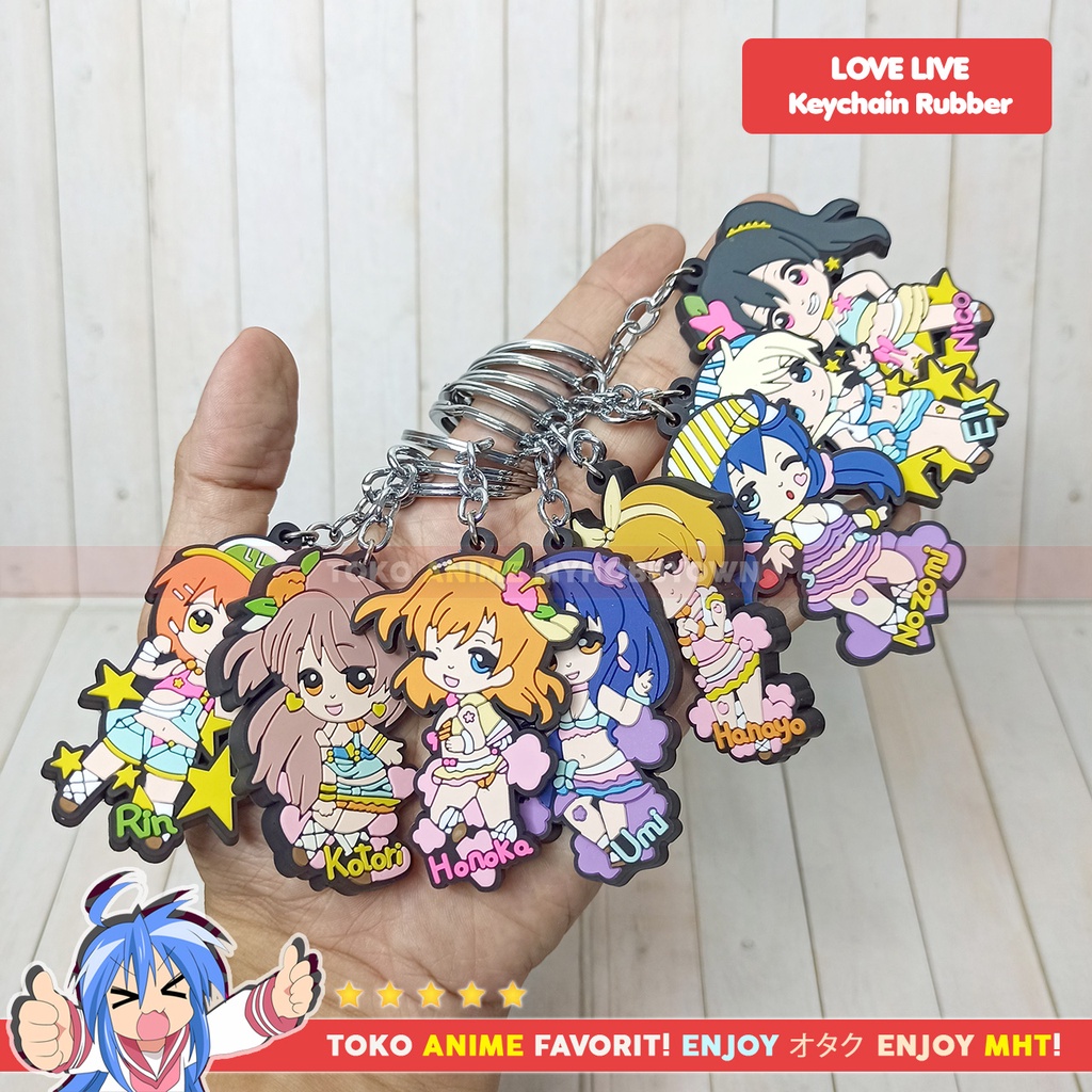 Gantungan Kunci Karet Anime Love Live Muse School Idol Project