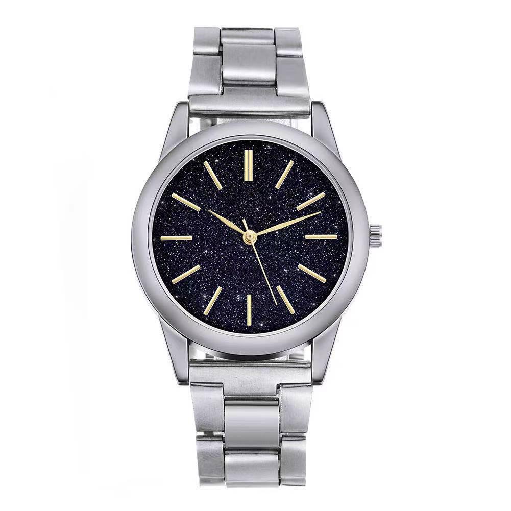 PA Jam Tangan Pria / Wanita Analog Quartz Rantai Casual Stainless Steel Aksesoris Fashion Import Couple Anak Remaja / Dewasa JF099