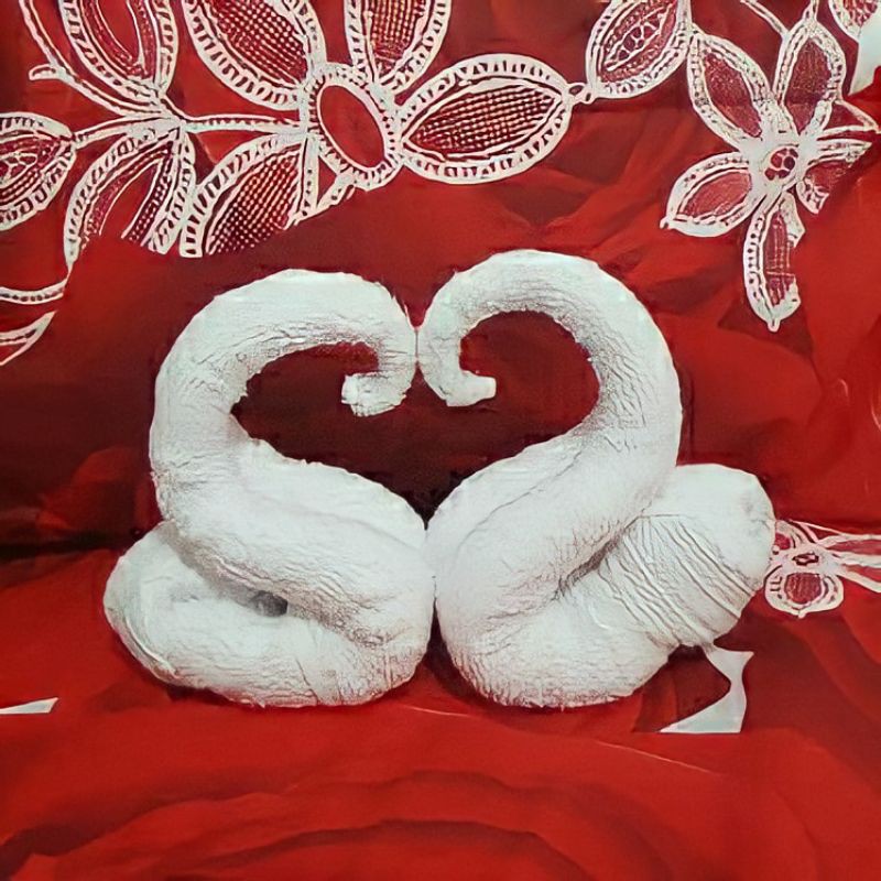 Sepasang angsa/Handuk Pernikahan/Hiasan kamar pengantin