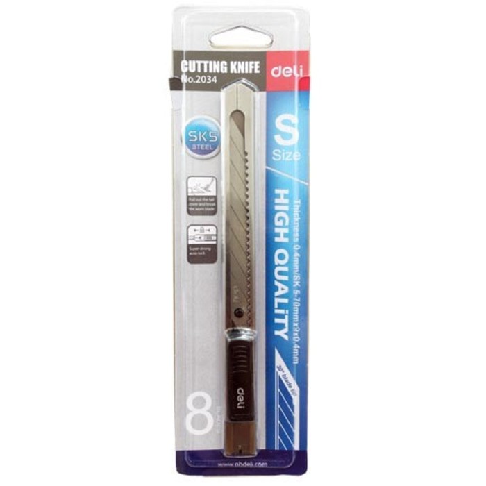 

DELI Cutting Knife Silver E2034