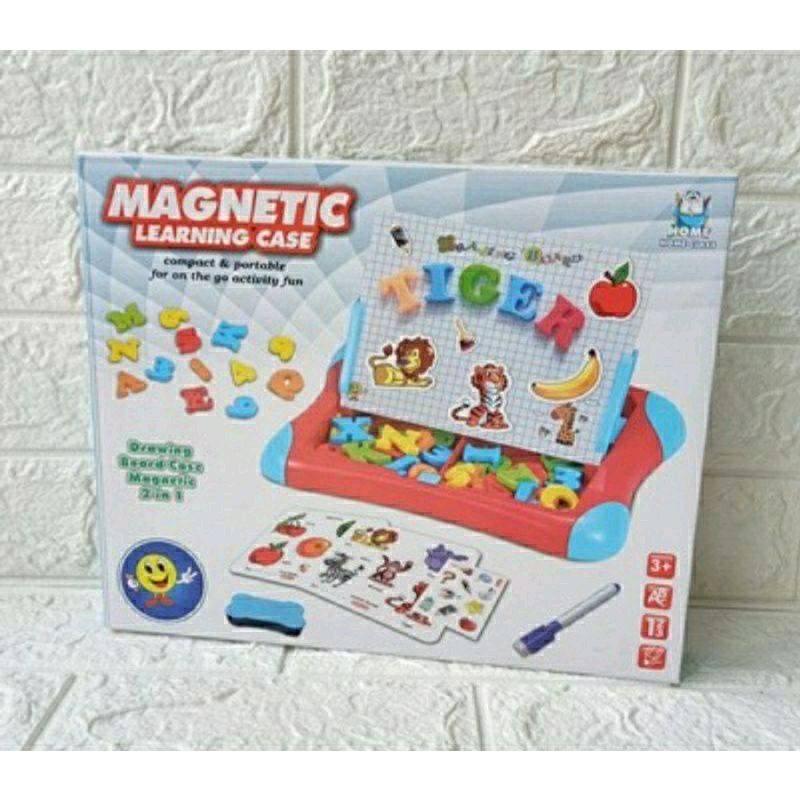 MAINAN EDUKASI MAGNETIC LEARNING CASE - PAPAN TULIS MAGNET