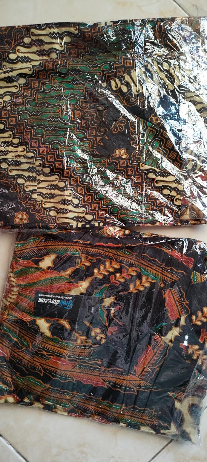 Trolistore Grosir Grup Batik Pria Motif Bppd Ii Kemeja Batik Pria Cowok Lengan Pendek