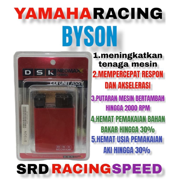 CDI BYSON BISON RACING DSK TENAGA NAIK 20% UNLIMITED