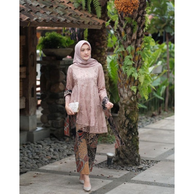 Kebaya Couple Modern, Kebaya Tunangan Lamaran, Kebaya Wisuda, Kebaya Kondangan-Kebaya+rok MOCCA