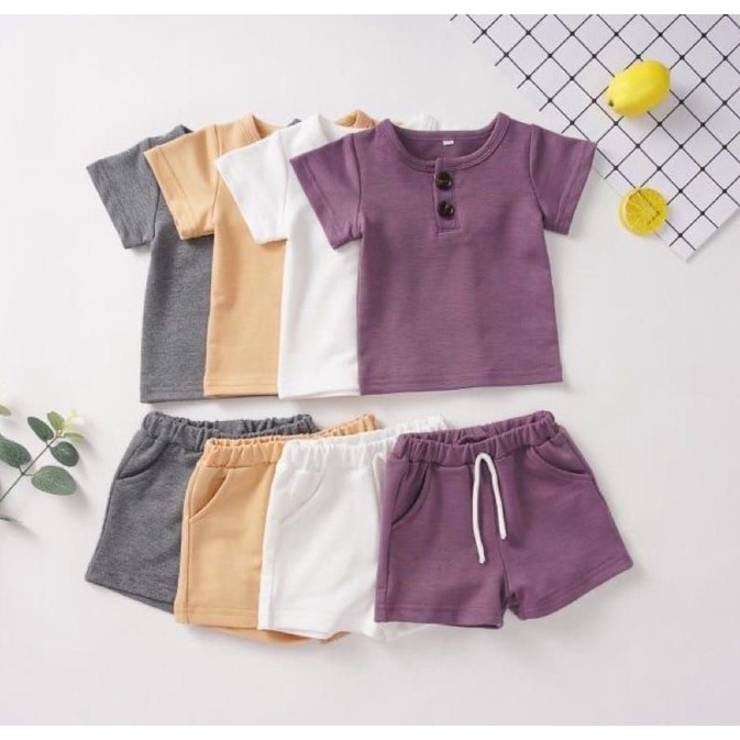 SET KIANO baju kaos anak laki laki perempuan unisex