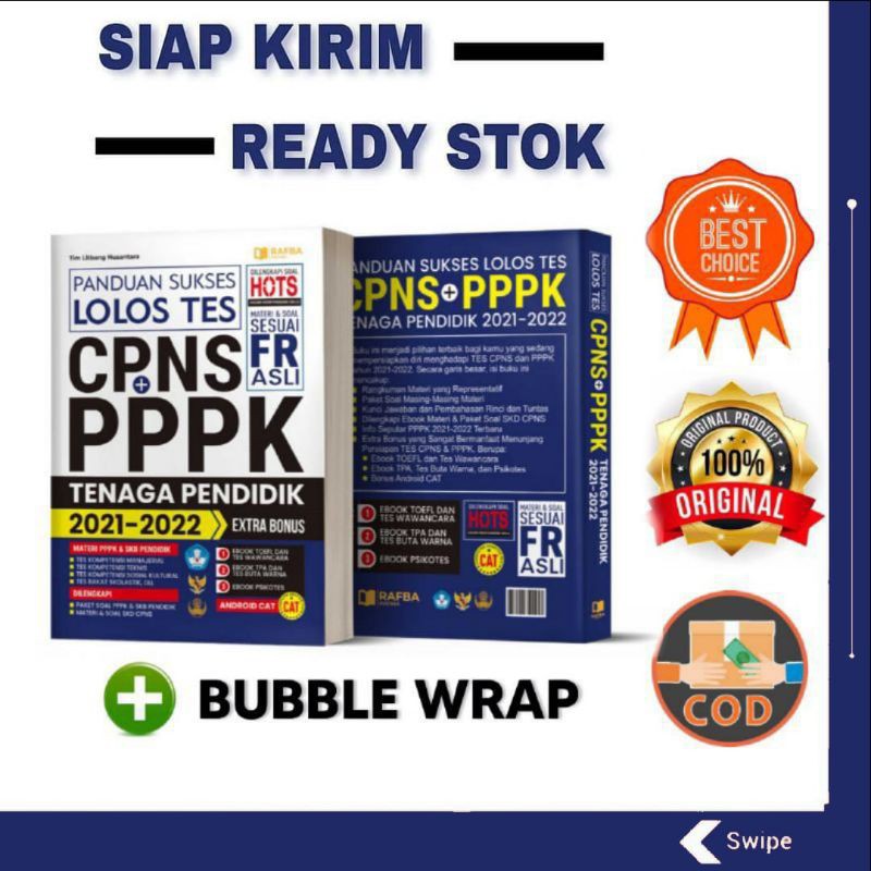 BUKU CPNS | Buku PPPK CPNS Tenaga Pendidik Guru 2021-2022 TERBARU