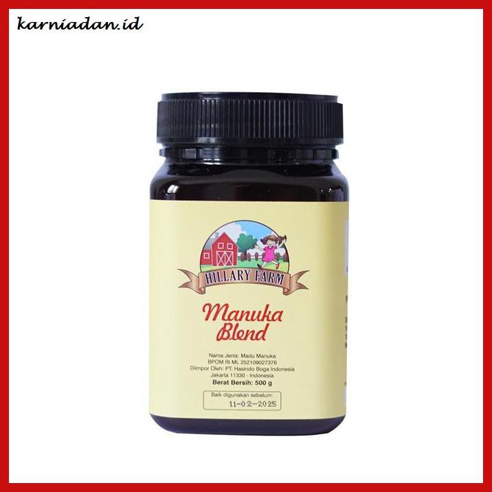 

MADU-MINUMAN- HILLARY FARM MANUKA HONEY BLEND 500GR -ASLI-BUKAN-KAWE-KAWE-