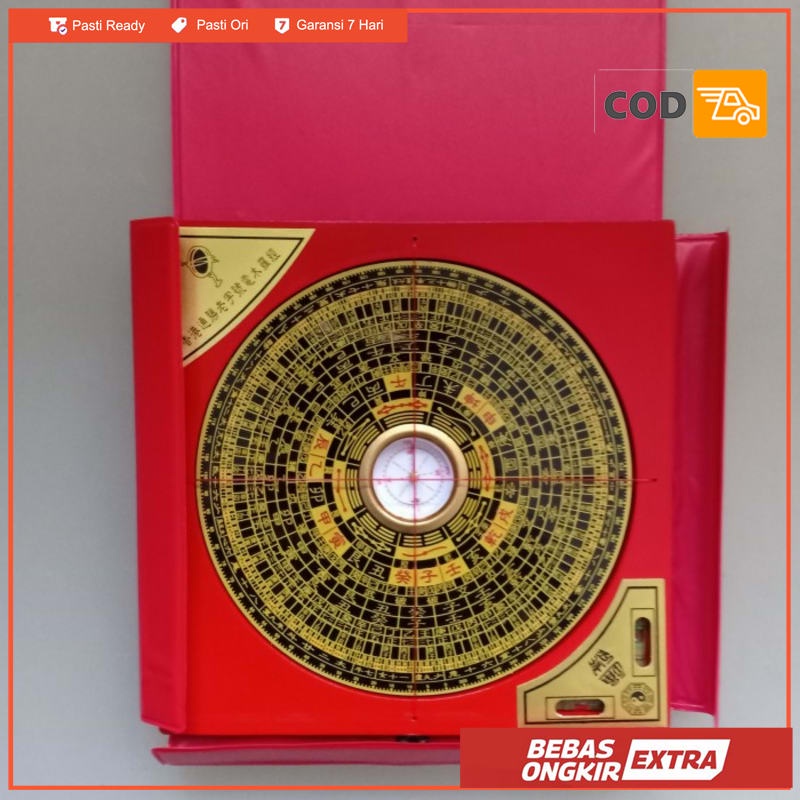 

Papan Luo Pan 15 x15 cm Tong Sheng Pai Luo jing kompas feng shui 5