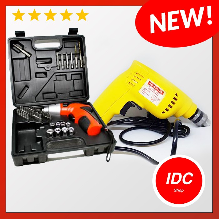 [TERBATAS] BOR LISTRIK DC TOOLS / BOR LISTRIK KENMASTER / SCREW GUN ELECTRIC DRILL