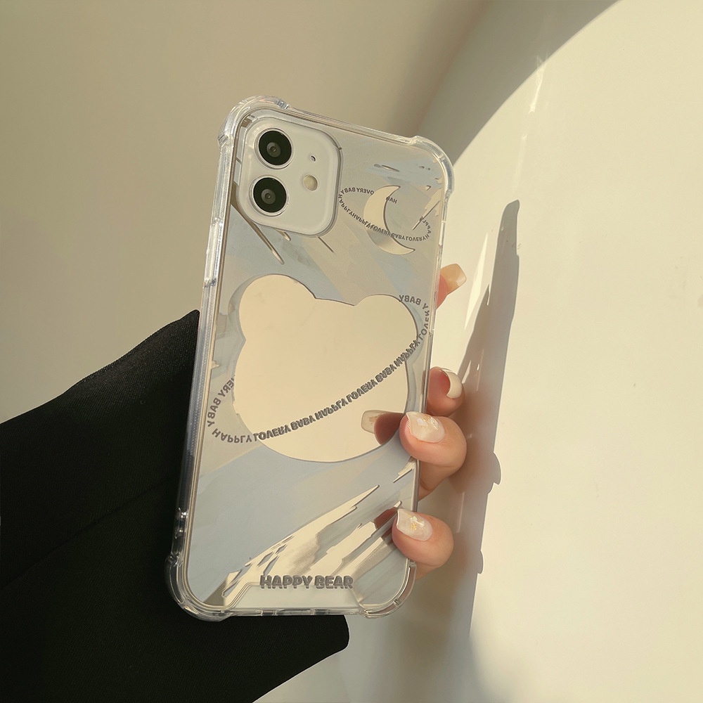 Case Pelindung Handphone Motif Beruang Lucu Untuk Iphone 7 8 PLUS X XR XS 11 12 MINI PRO MAX