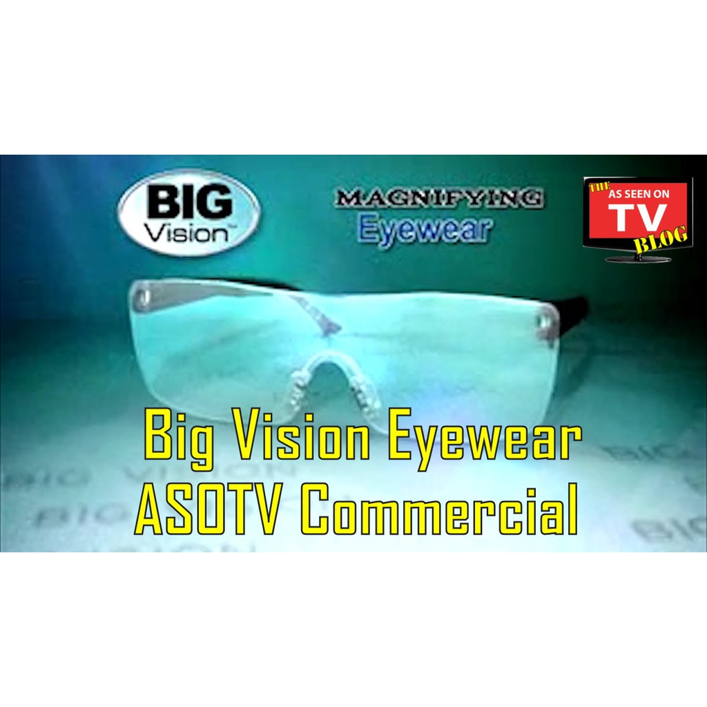 Big Vision Magnifying Eyewear Glasses - As Seen On TV