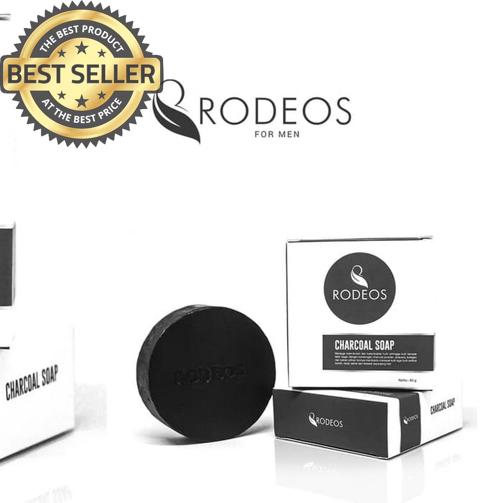 Rodeos Charcoal Soap For Men | Collagen, Aloe Vera & Charcoal Powder