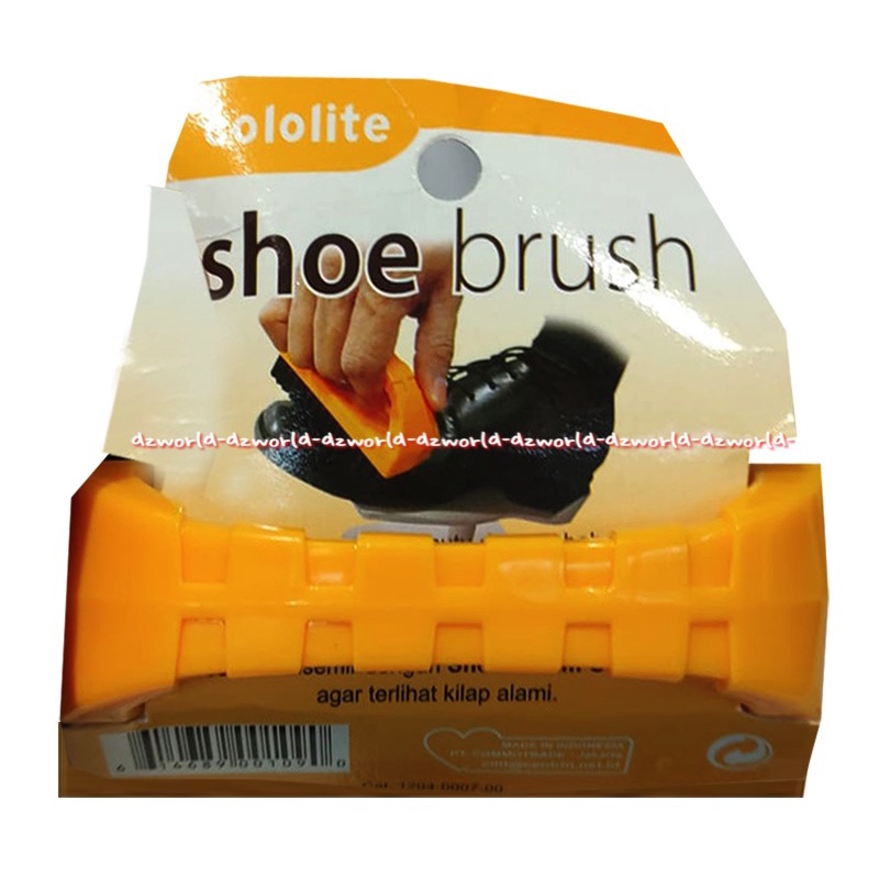 Cololite Sikat Sepatu Kuning Shoes Brush Yellow Kololite Cololait Brushes Colo Lite Sikat Untuk Membersihkan Sepatu Shoe