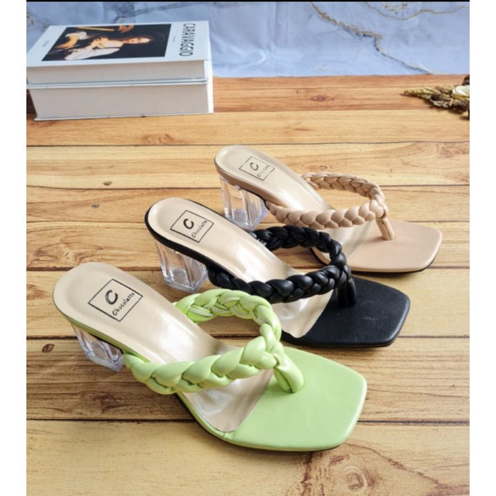 ABBUSHOES AJ 16 hak kaca jepit kepang  umicrona 7cm