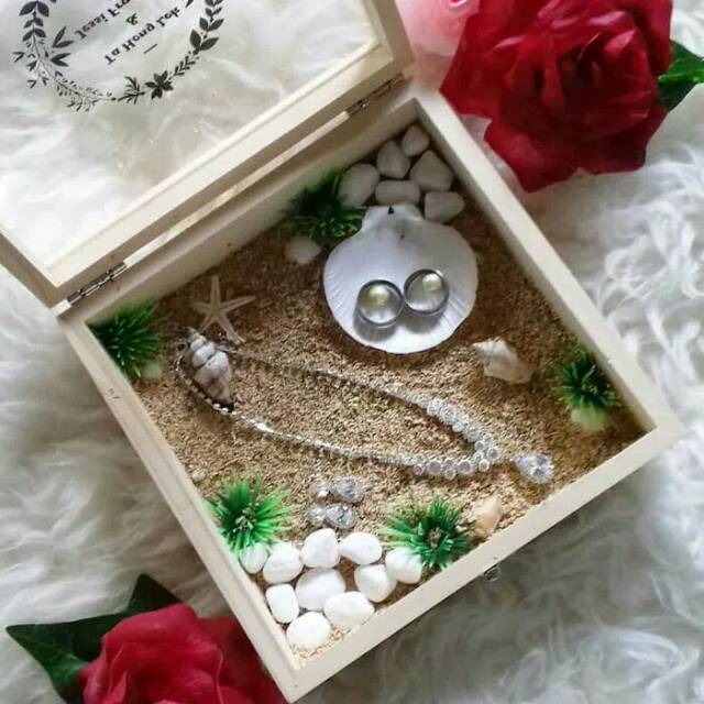 Kotak mas kawin seserahan tunangan kotak cincin pernikahan lamaran kotak perhiasan