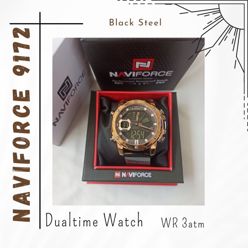 Jam tangan Naviforce 9172 original murah