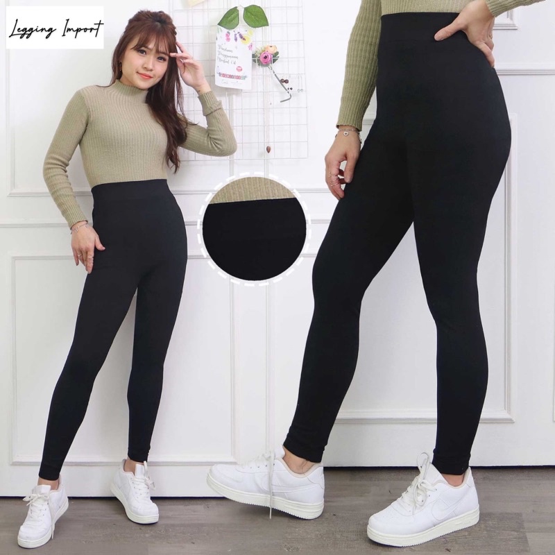 PROMO!! LEGGING PANJANG HIGHWAIST IMPORT TEBAL