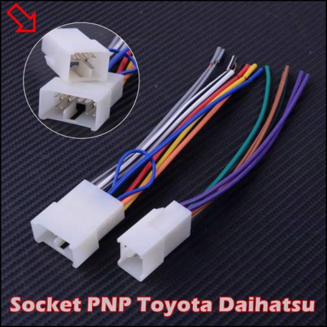 soket toyota soket daihatsu,soket sambungan pemasangan doubledin/tape mobil toyota daihatsu
