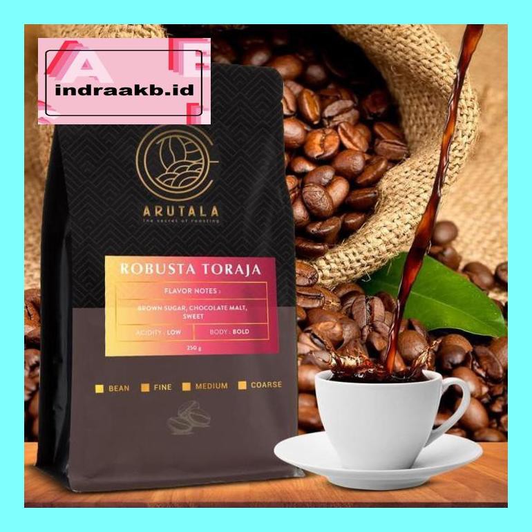 

Kops05X Arutala Kopi Toraja Rantebua Robusta Coffee Indonesia 250 Gr - Biji Cof05Sc