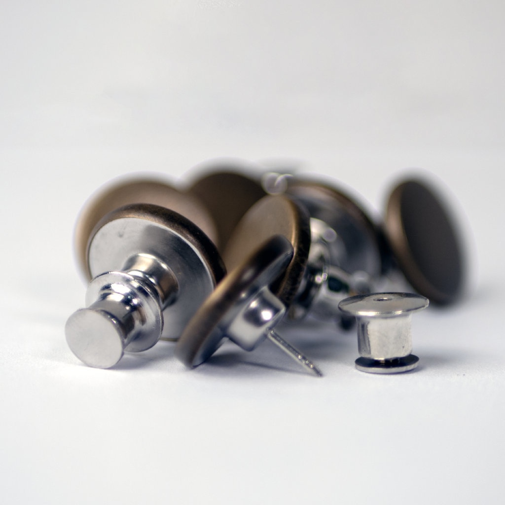 Esrocte Kancing Celana Jeans Magic Fit Adjustable Button - Diameter 15mm Emas Antik-3