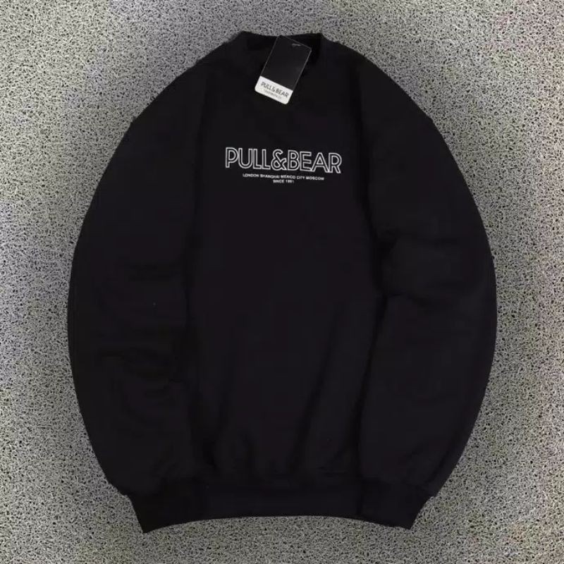 SWEATER CREWNECK PULL&BEAR OUTLINE SUMMER 2020 AUTHENTIC ORIGINAL