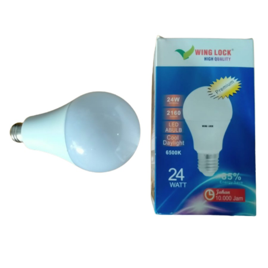 LAMPU LED WING LOCK 24 WATT PREMIUM BOHLAM LED GARANSI 1 TAHUN