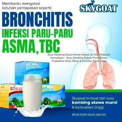 

Limited - SkyGoat Susu Kambing Etawa Atasi Masalah Pernafasan Optimalkan Kepadatan Tulang & Sendi Asma Bronkitis Radang Tenggorokan Tingkatkan Kekebalan