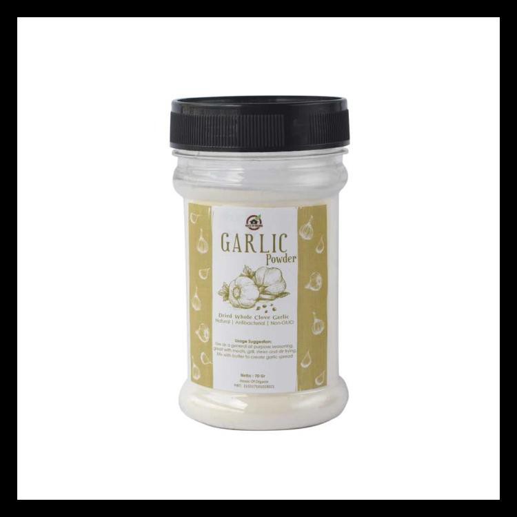 Jual NATURAL GARLIC POWDER ( BUBUK BAWANG ) 70 GR TERLARIS | Shopee ...